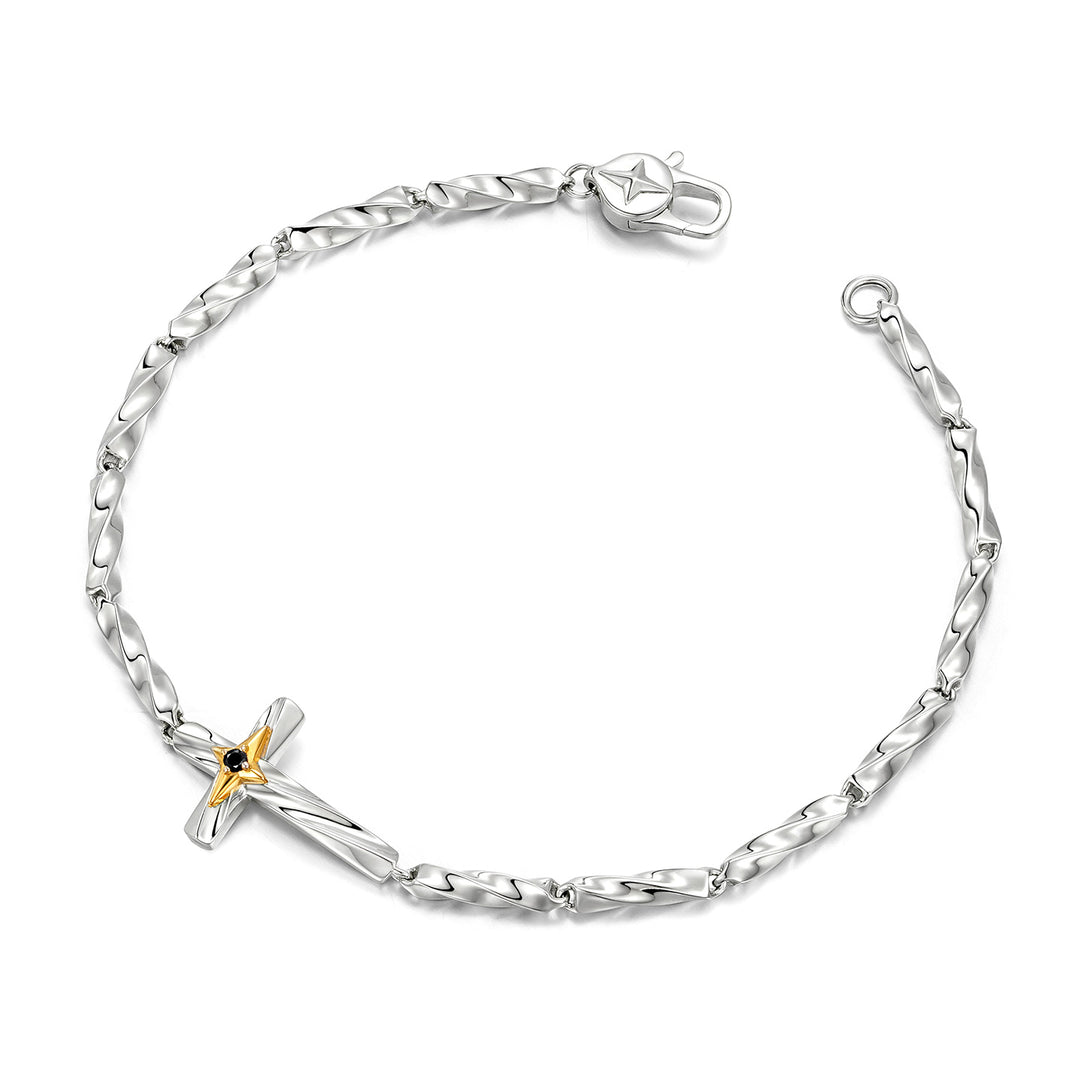 Twisted Cross Bracelet