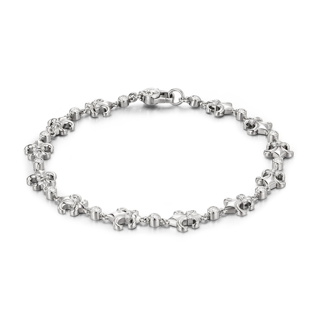 Fleur De Lis Heritage Link Bracelet