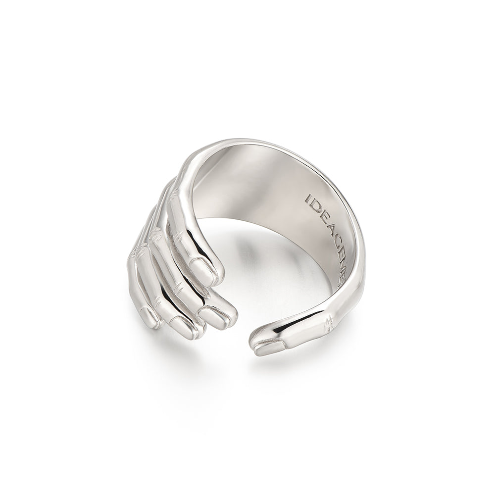Holding Hand Surreal Palm Ring
