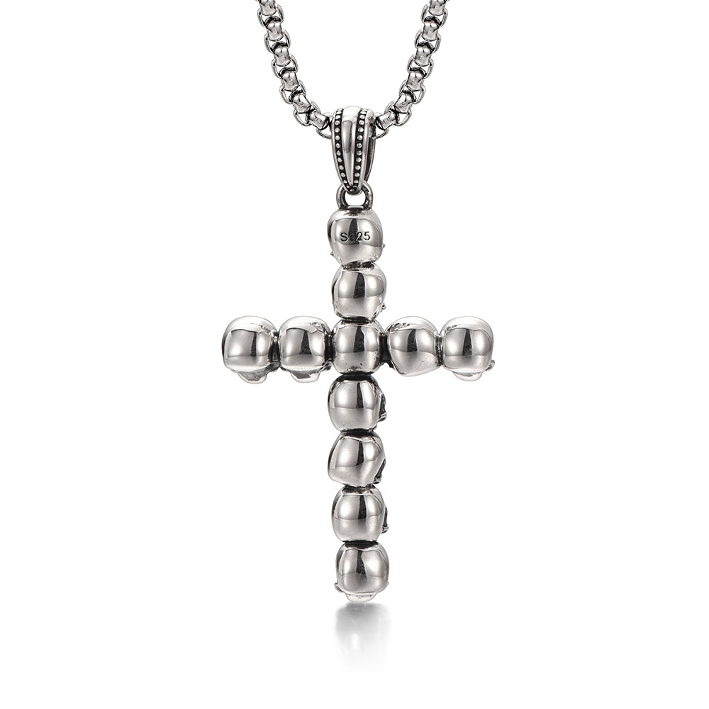 Vintage Skull Cross Pendant