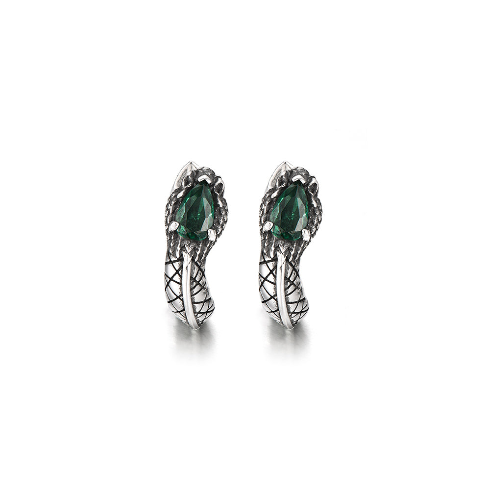 Nehushtan Snake Hoop Earrings