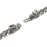 Vintage Dragon Sterling Silver Bracelets