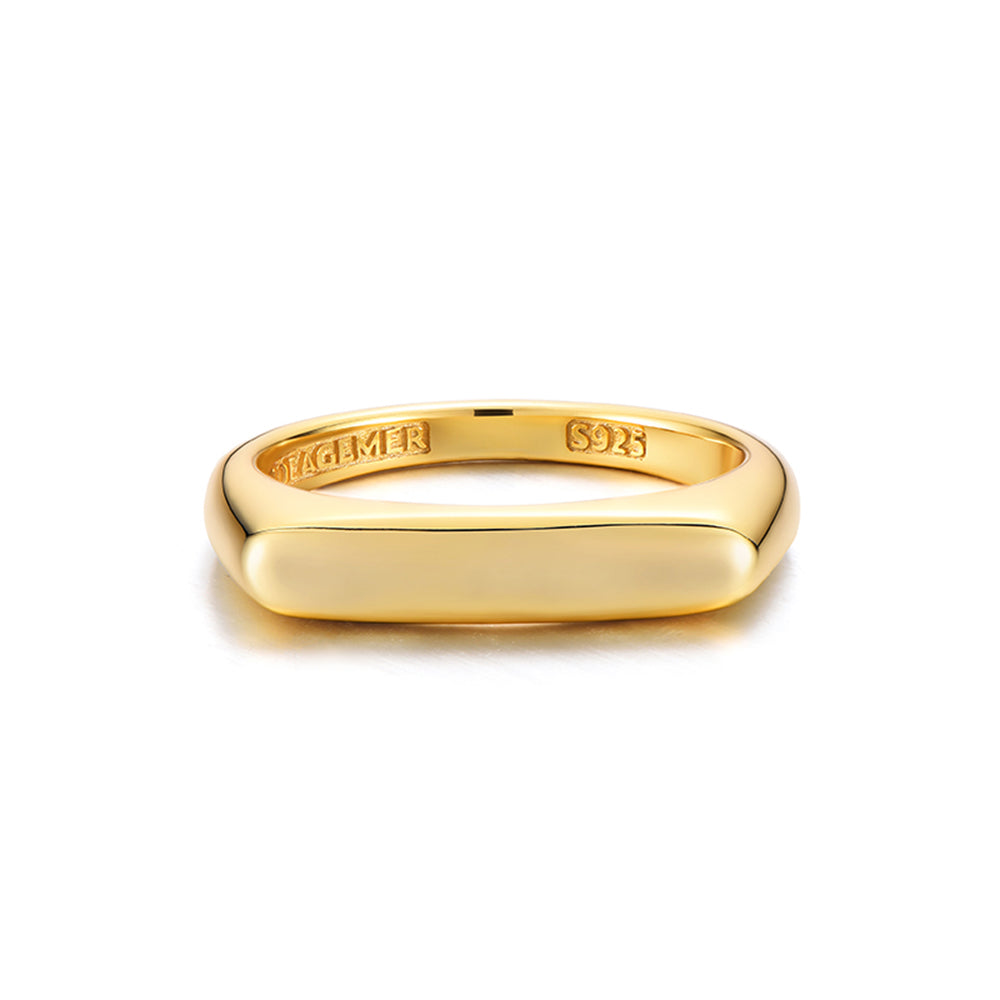 Slim Signet Ring