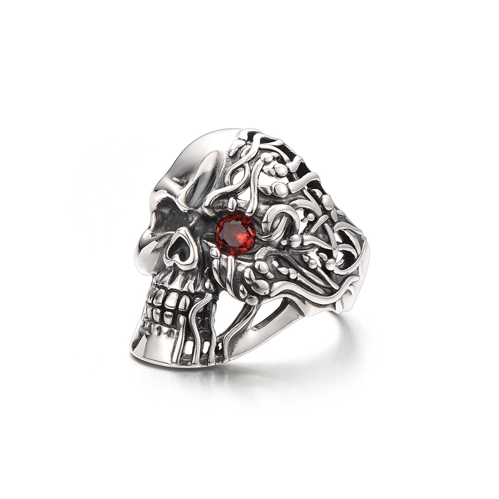 Vintage Clicker Skull Ring