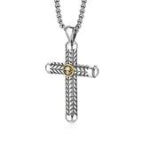 Eye Of God Wheat Cross Pendants