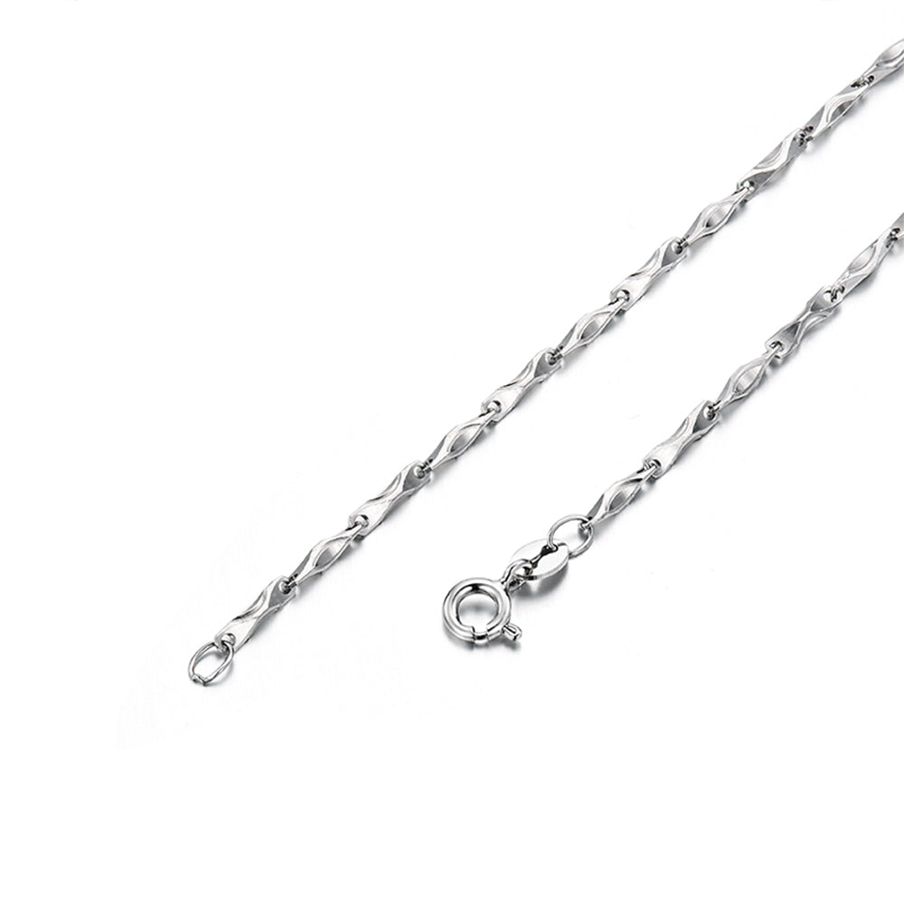 1.5mm Ingot Chain Necklace