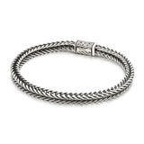 Sterling Silver Horse Whip Braided Bracelets