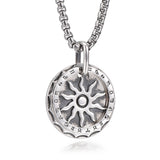 Vintage Sun Sterling Silver Necklace Pendants