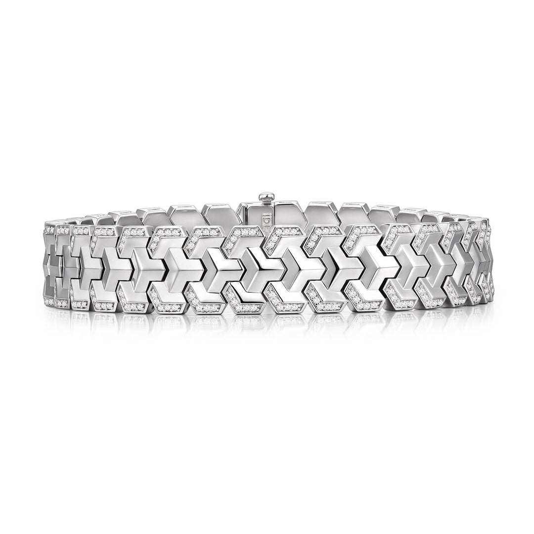 Solid Triple Row Ancient Armor Bracelet
