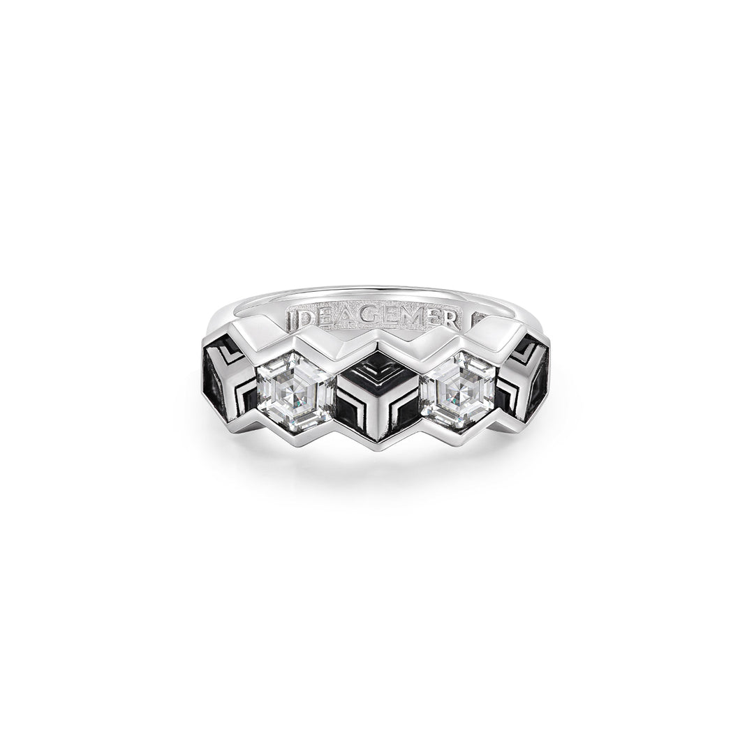 Iced Hexagon Armor Ring