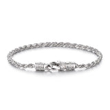 Sterling Silver Iris Twist Bracelets