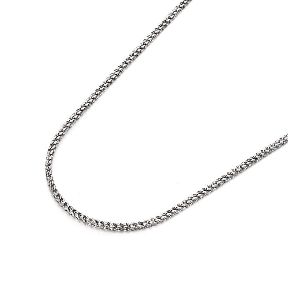 2.5mm Foxtail Chain Necklace
