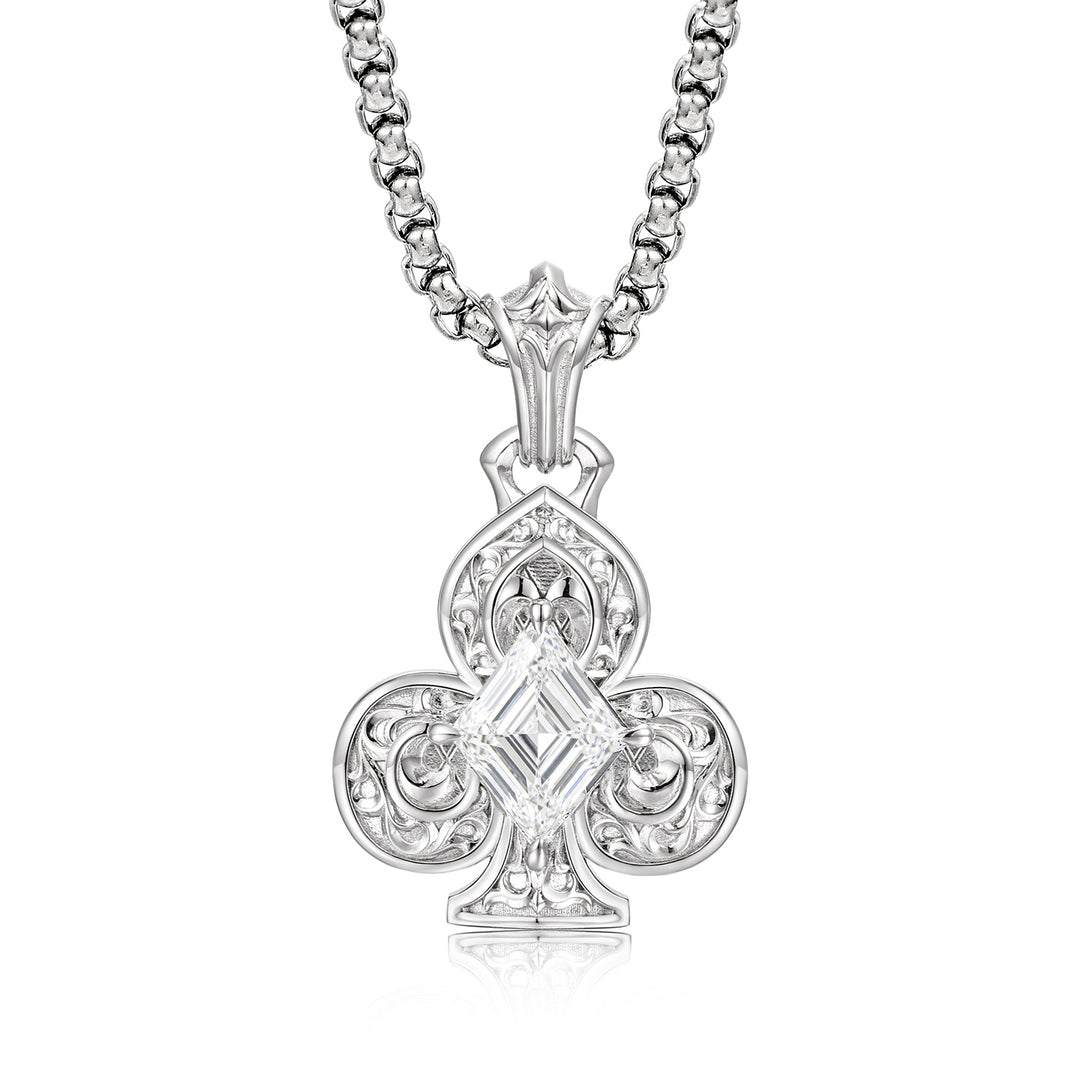 Lozenge Club Suit Pendant