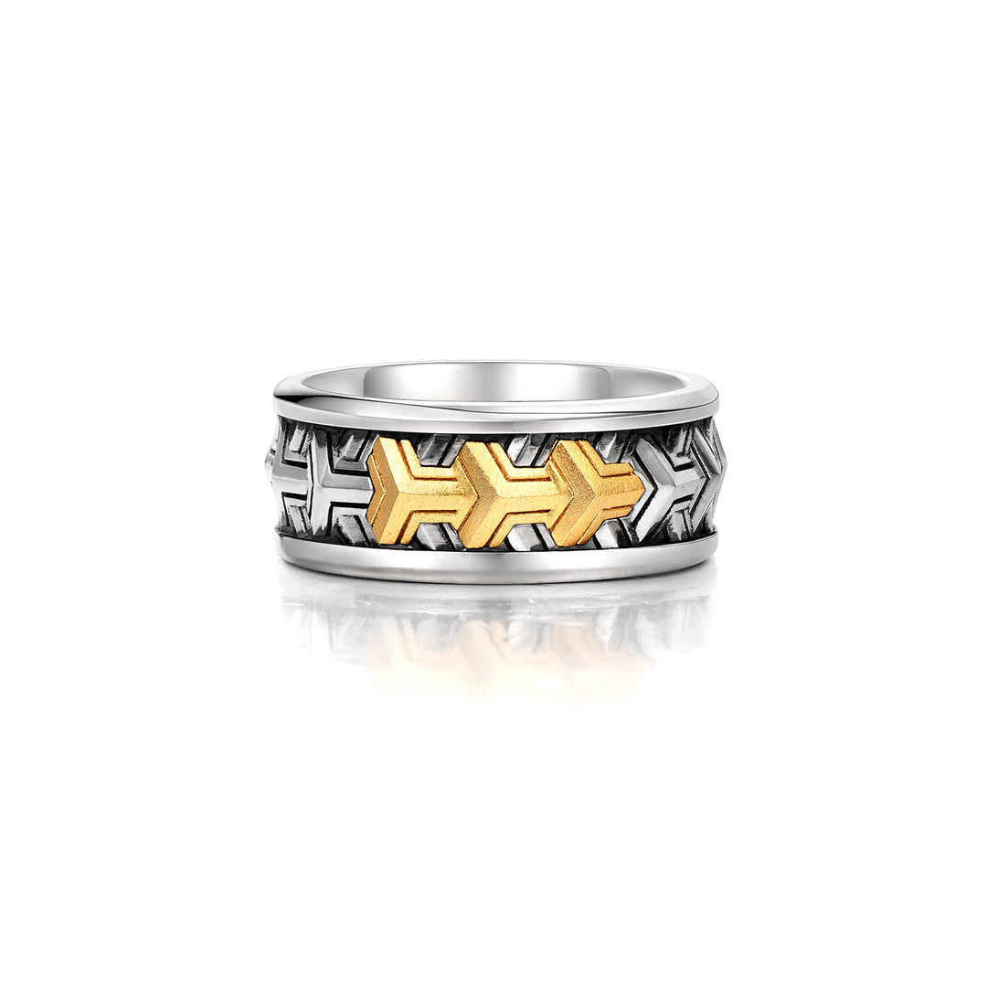 Vintage Three-Star Armor Ring
