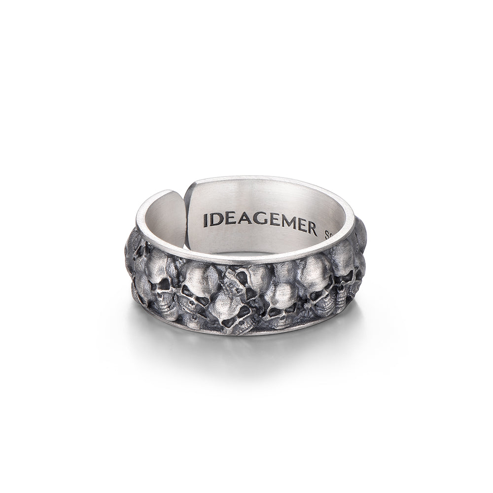 Vintage Ossuary Skulls Ring Band – Ideagemer