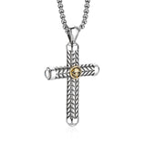 Eye Of God Wheat Cross Pendants