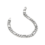 7mm Figaro Chain Bracelet