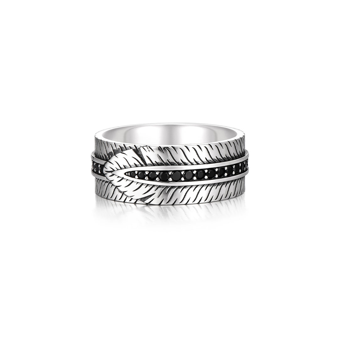Vintage Southwest Wing Feather Ring