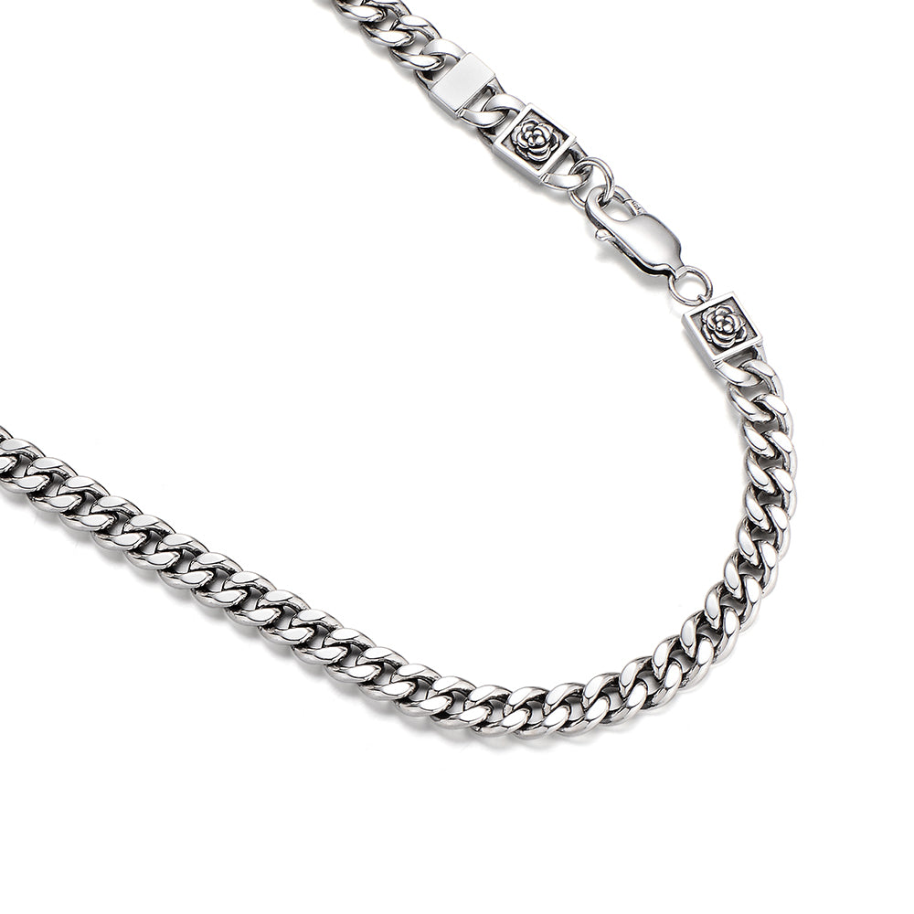 Sterling Silver Hip Hop Cuban Chains