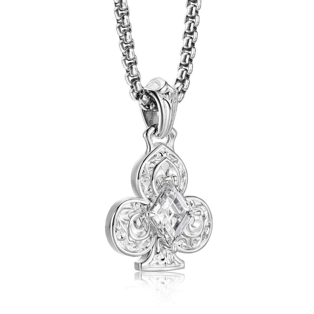 Lozenge Club Suit Pendant