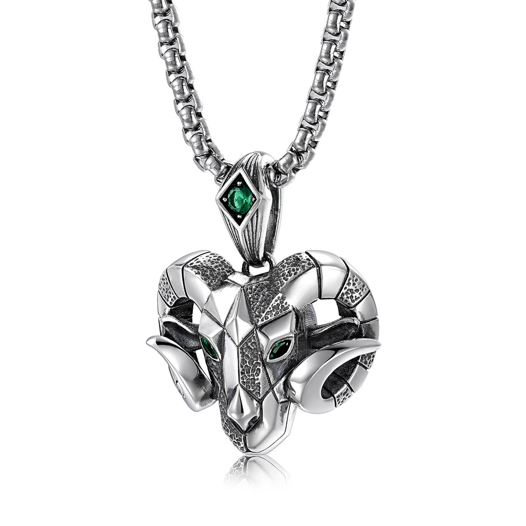 Vintage Guardian Ram Pendant