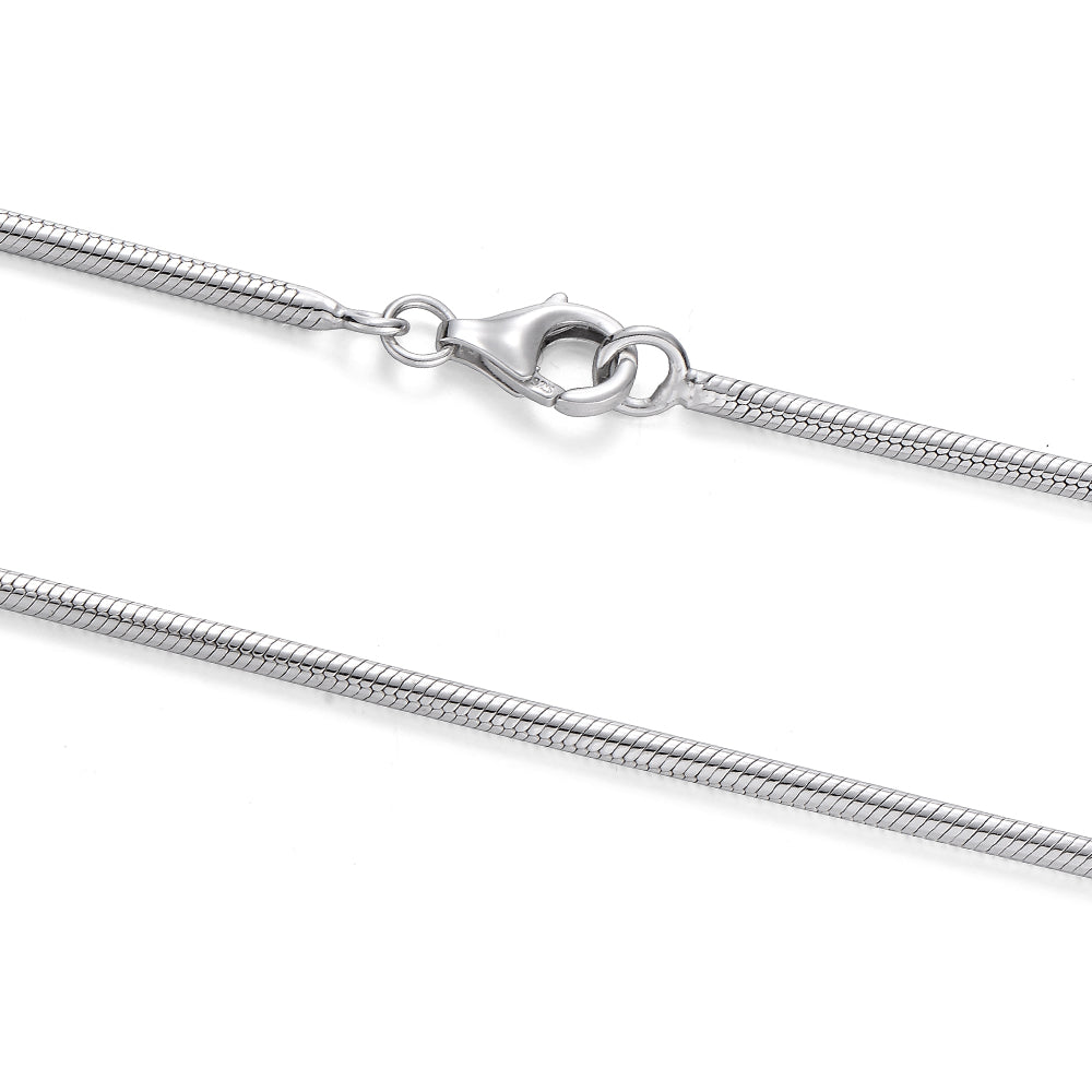 2.5mm Snake Bone Chain Necklace