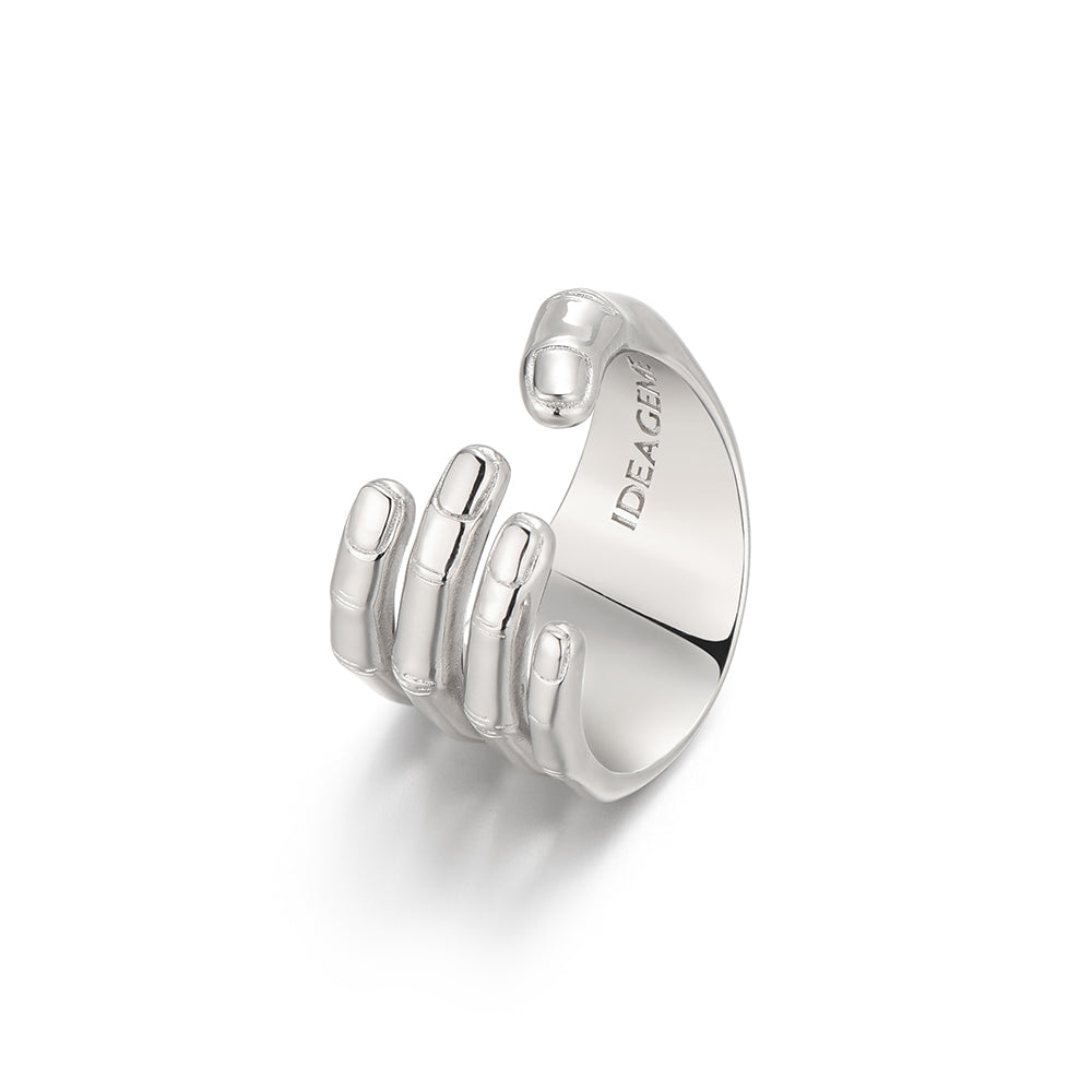 Holding Hand Surreal Palm Ring