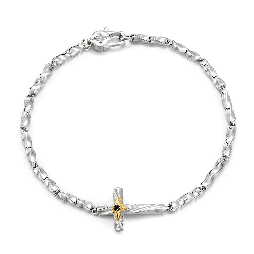 Twisted Cross Bracelet