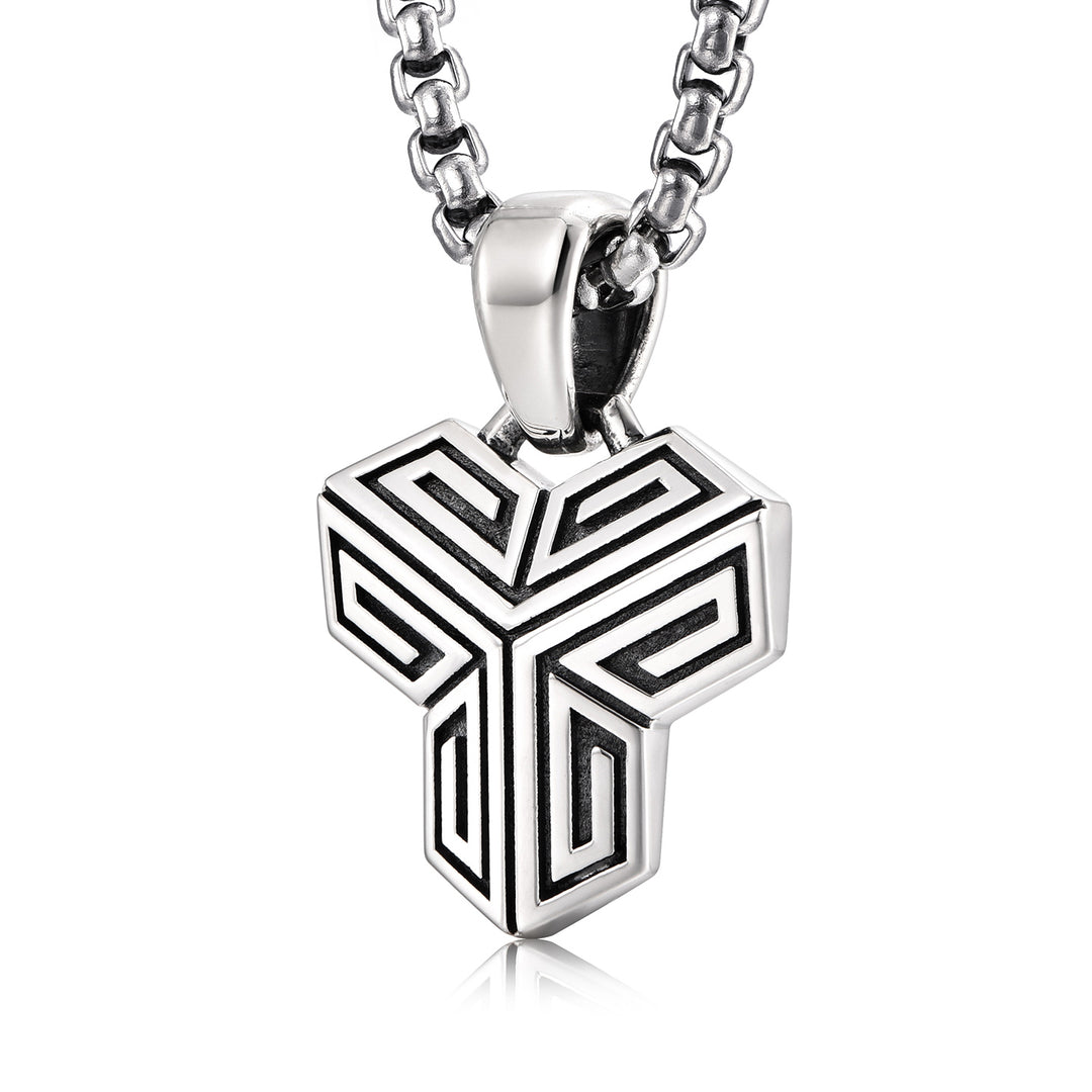Shan Wen Stripe Armor Pendant