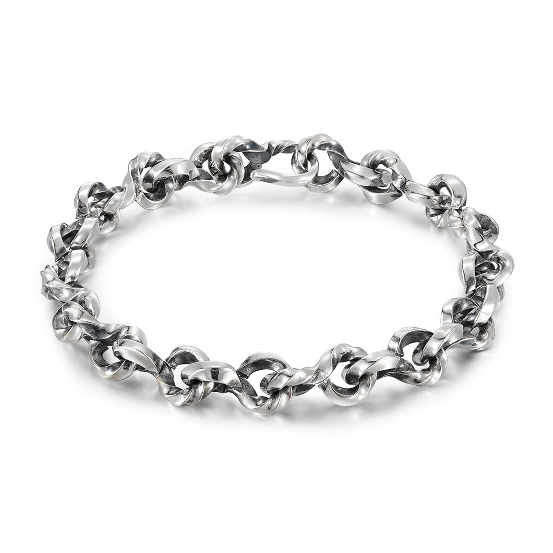 Vintage Infinity Möbius Bands Chain Bracelet