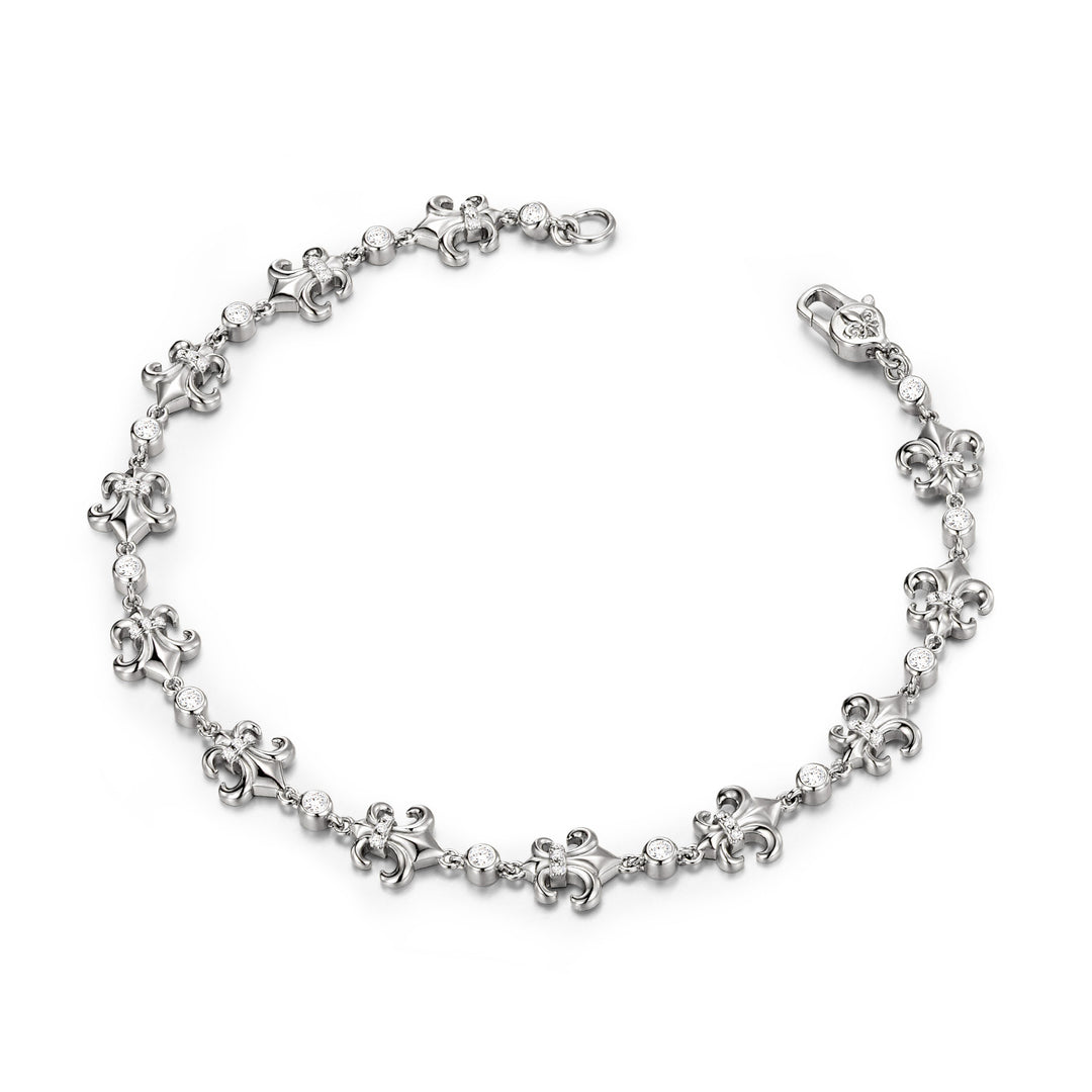 Fleur De Lis Heritage Link Bracelet