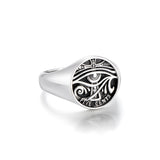 Horus Eye Of God Sterling Silver Rings