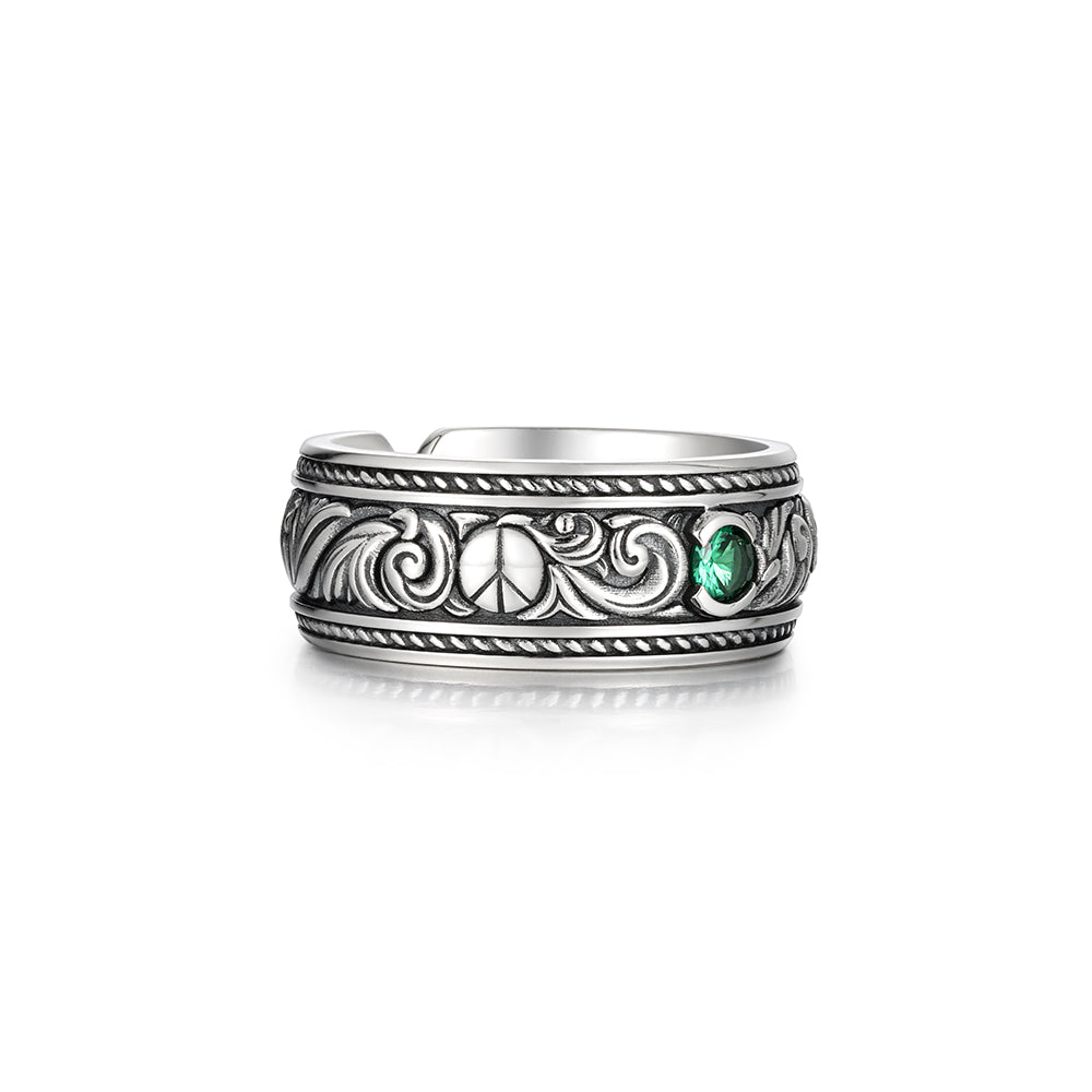 Vintage Hedera Sovereign Ring Band