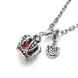 Rose Crown Necklace Pendants