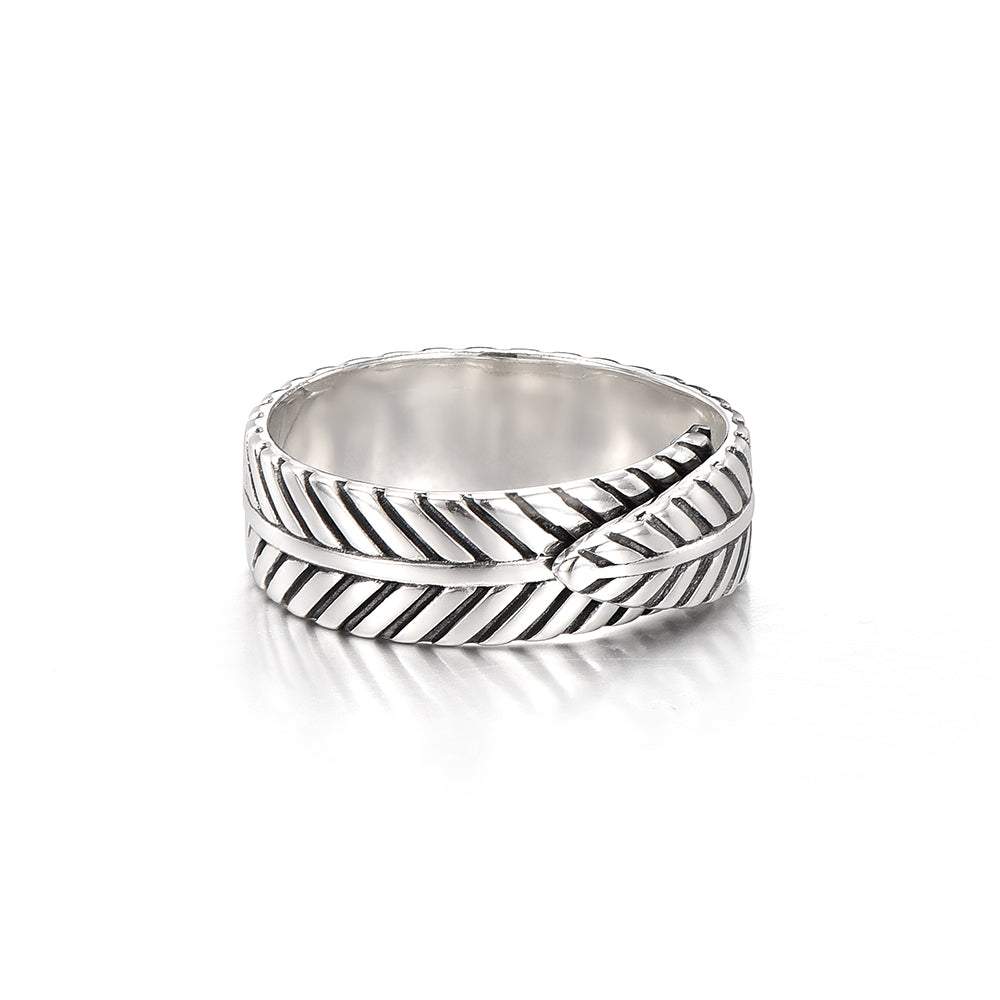 Vintage Wing Feather Ring