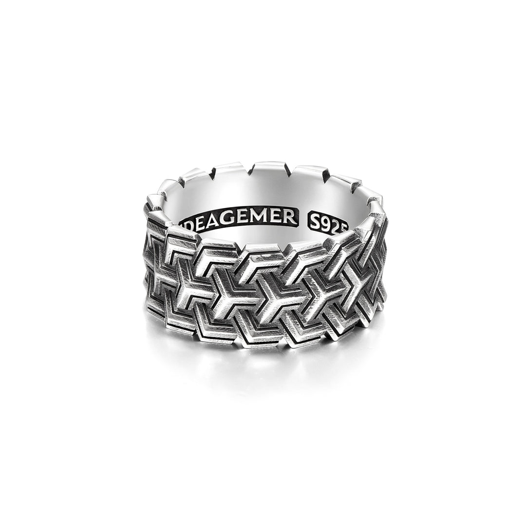 Vintage Triple Row Armor Ring
