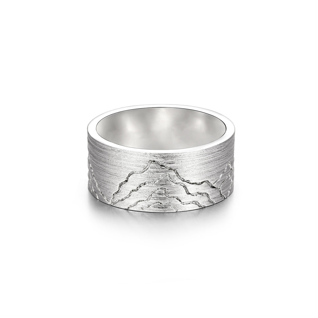 Alpine Sol Brushed Ring Band