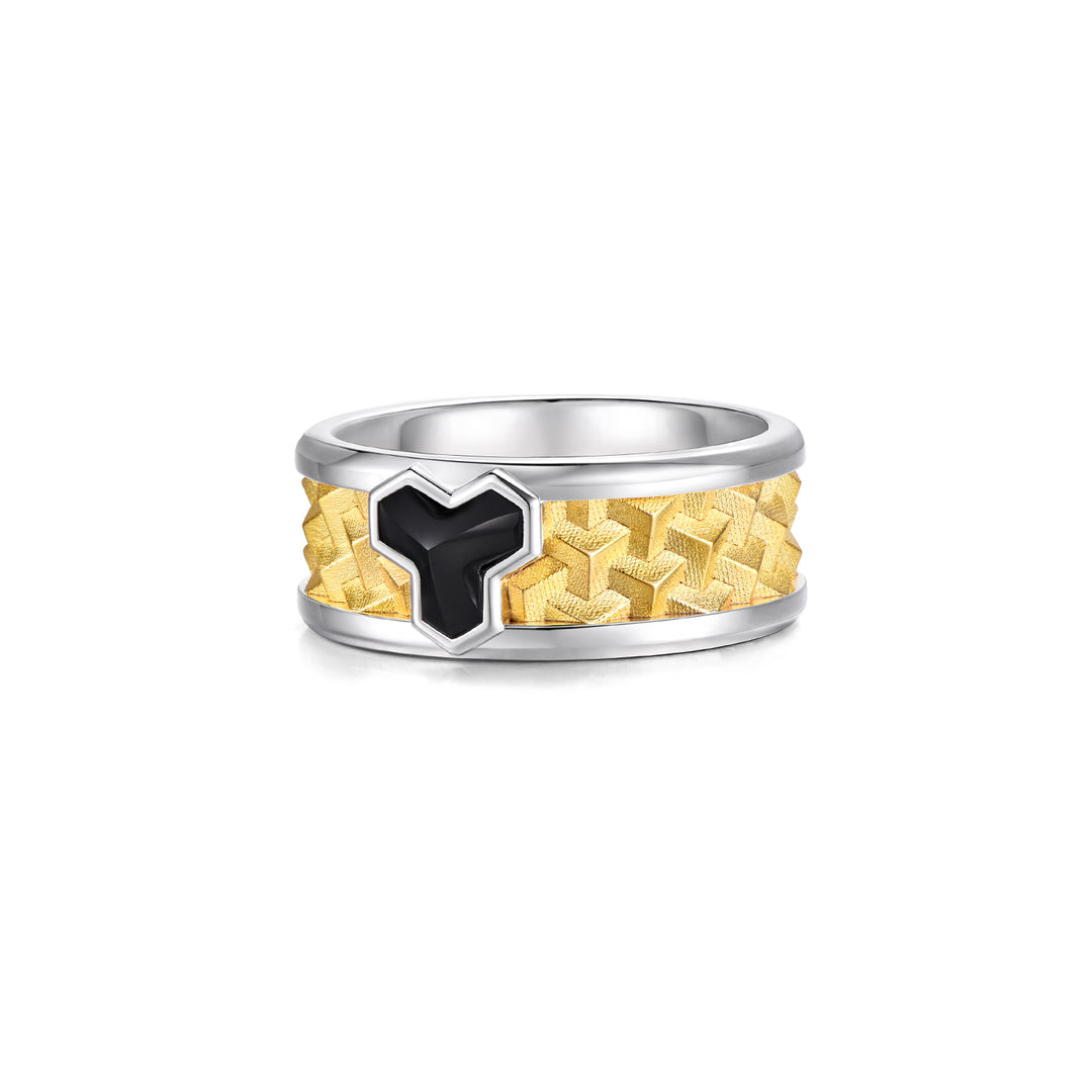 Black Badge Golden Armor Ring