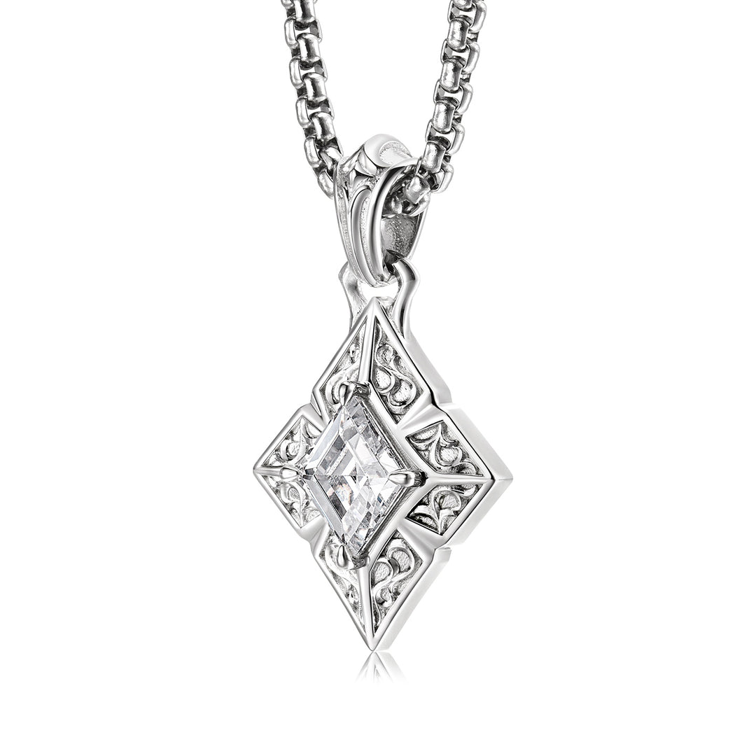 Lozenge Diamond Suit Pendant