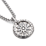 Vintage Sun Sterling Silver Necklace Pendants