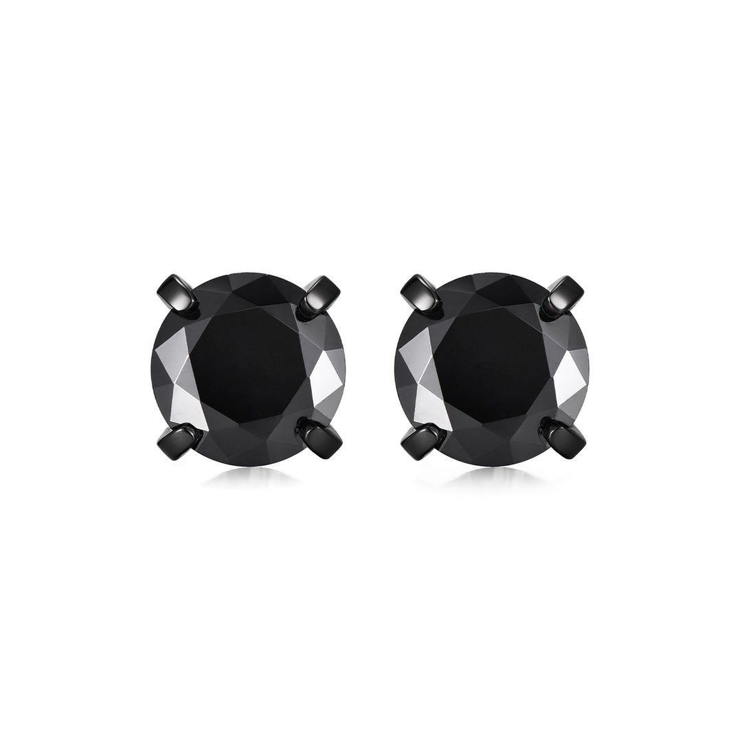 Dark Gem Stud Earrings