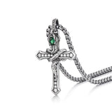 Nehushtan Snake Cross Pendant