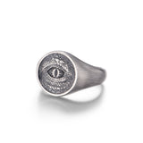 Evil Of Eye Vintage Sterling Silver Rings