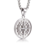 Sterling Silver Compass Pendants