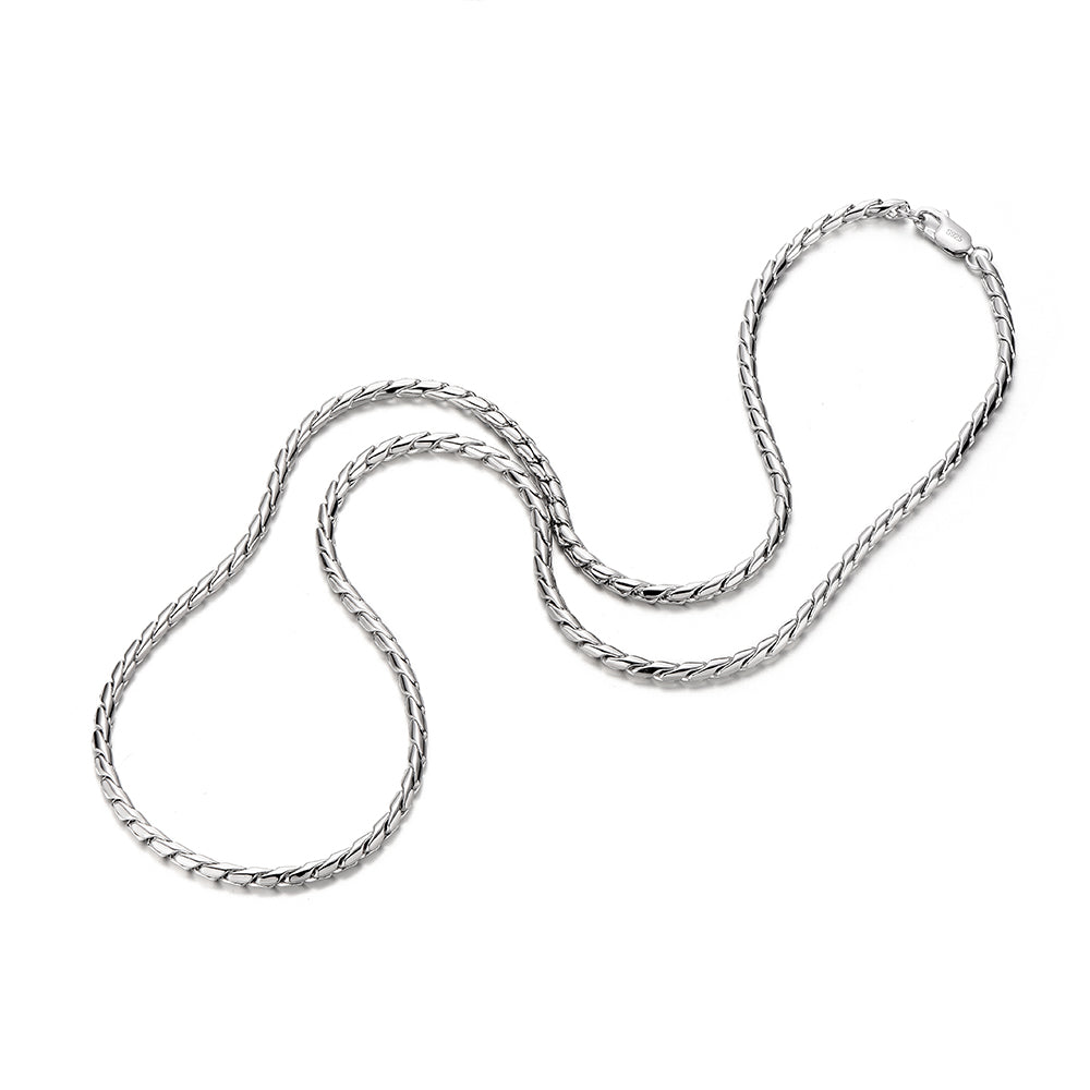 3mm Sterling Silver Amir Link Chain
