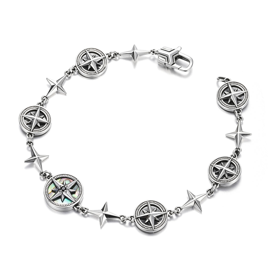 Vintage Ocean Compass Bracelet