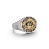 Devil Of Eye Sterling Silver Rings