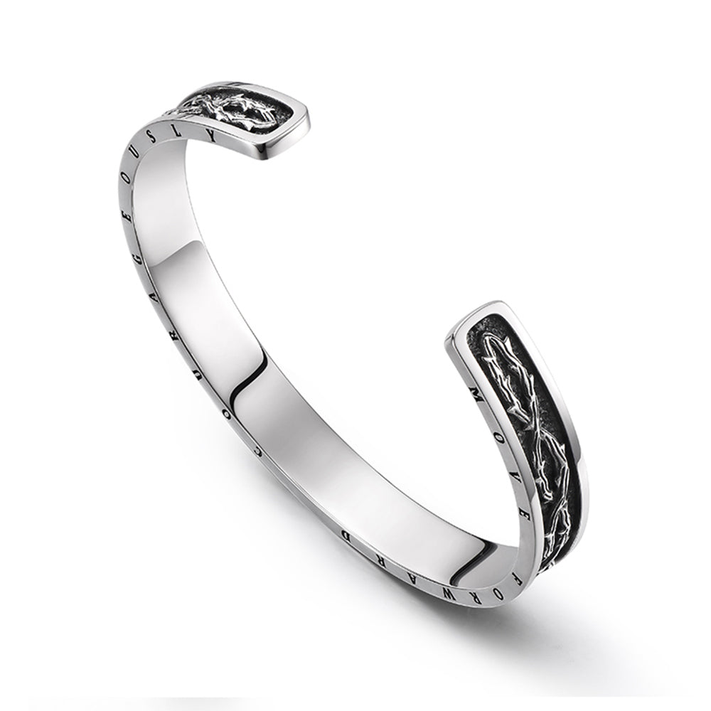 Vintage Thorn Bangle Bracelet