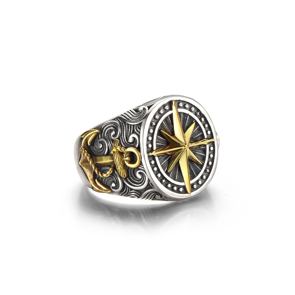 Vintage Compass Rings