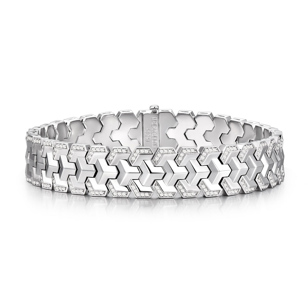 Solid Triple Row Ancient Armor Bracelet